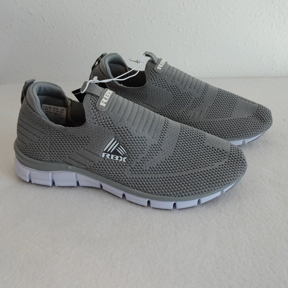 RBX Slip On Sneaker Men's Size 8.5W Gray Training Shoes Athletic Active